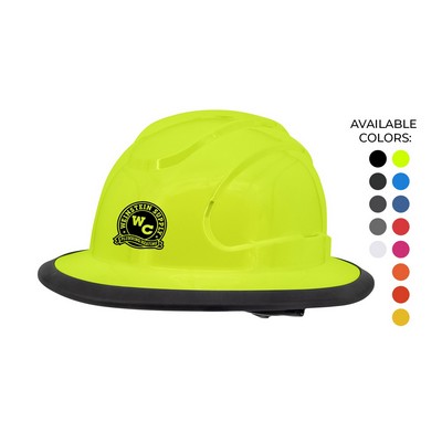 The Judge 6-Point Ratchet Type I Full Brim Hard Hat